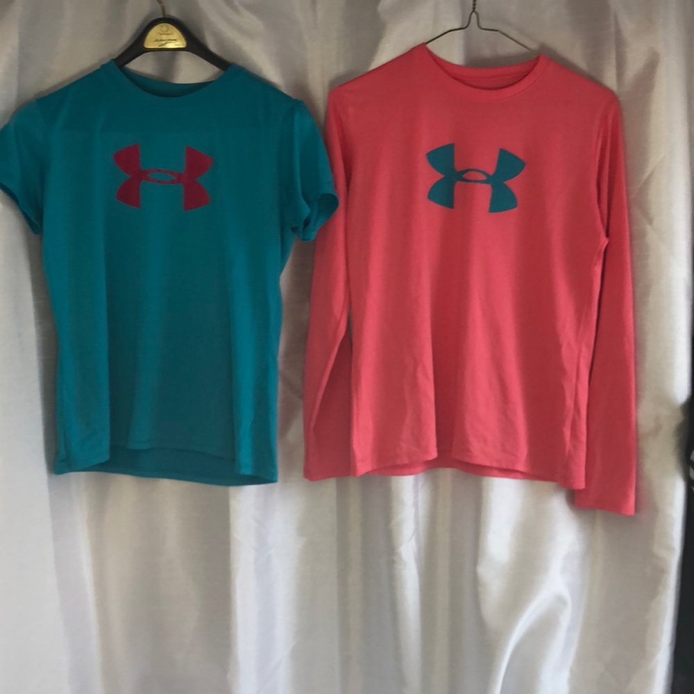 Girls Under Armour shirts BUNDLE!!
